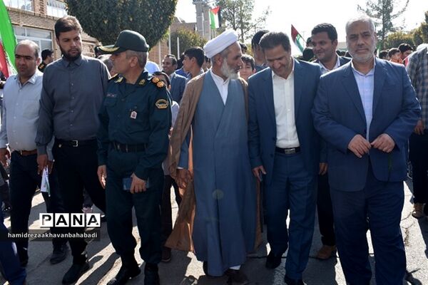 راهپیمائی  یوم الله سیزدهم آبان دربهاباد یزد
