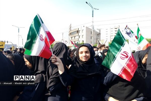 راهپیمایی  ۱۳ آبان در اهواز
