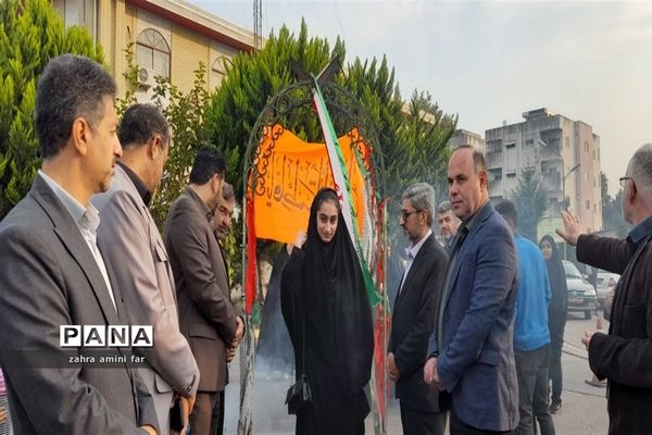 اعزام دانش‌آموزان شهرستان نور به دیار شهدا