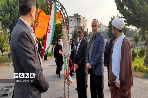 اعزام دانش‌آموزان شهرستان نور به دیار شهدا