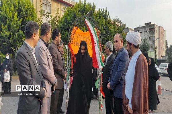اعزام دانش‌آموزان شهرستان نور به دیار شهدا