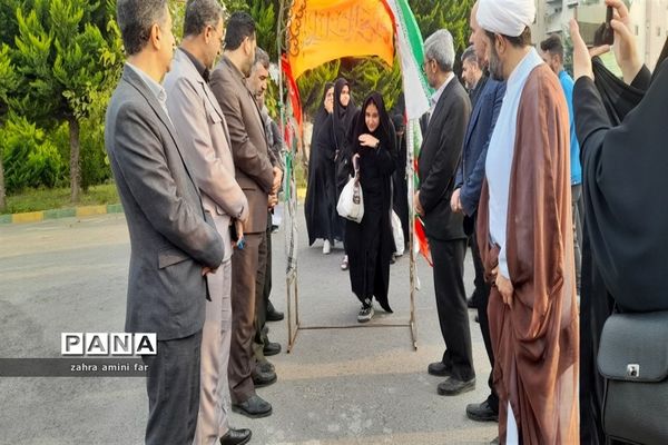 اعزام دانش‌آموزان شهرستان نور به دیار شهدا