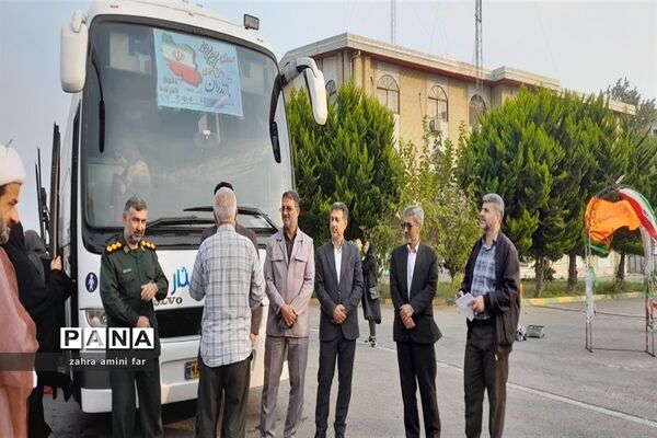 اعزام دانش‌آموزان شهرستان نور به دیار شهدا
