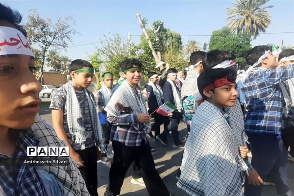 راهپیمایی روز سیزده آبان در جهرم