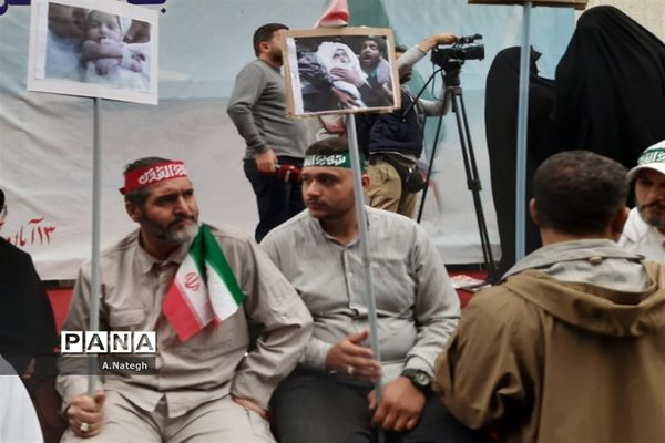 راهپیمایی روز دانش‌آموز و حمایت از مردم مظلوم فلسطین