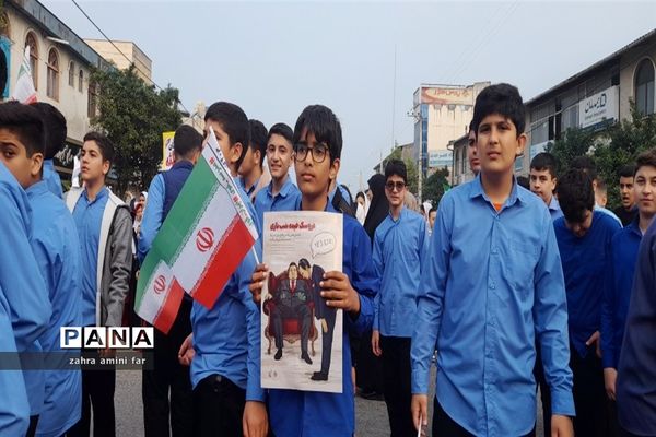 حماسه حضور ۱۳ آبان در نور