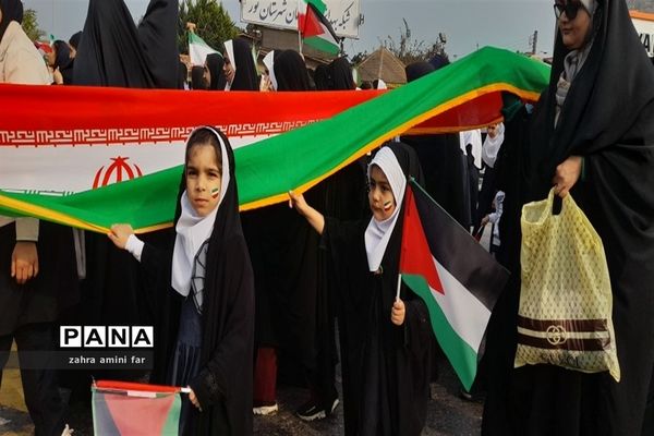 حماسه حضور ۱۳ آبان در نور