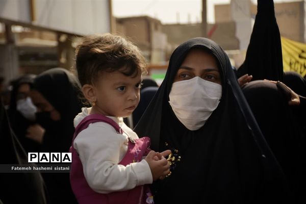 راهپیمایی سیزده آبان در زابل