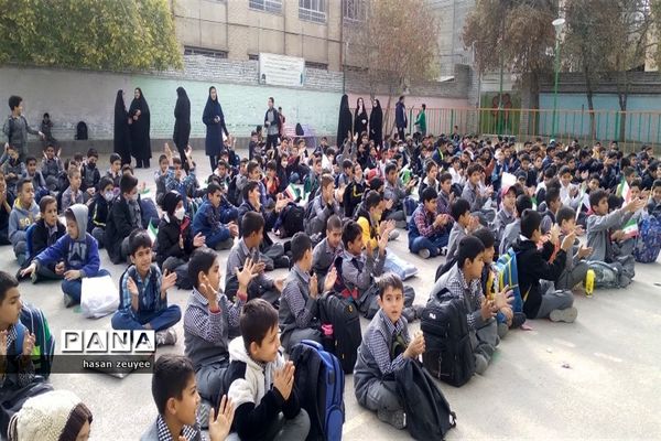 مراسم 13آبان در مدرسه شهید ندافی
