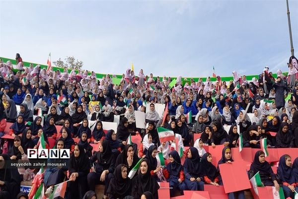 راهپیمایی روز دانش‌آموز در ساری