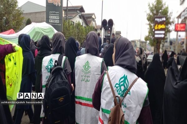راهپیمایی 13آبان  در املش