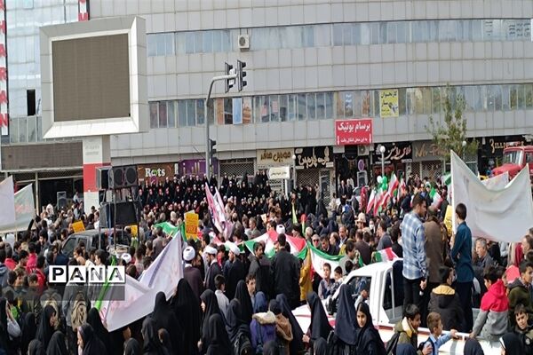 راهپیمایی ۱۳ آبان در خرمدره