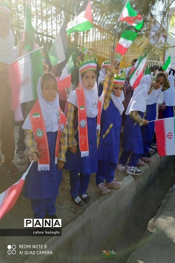 شکوه حضور مردم زاهدان در راهپیمایی یوم الله ۱۳ آبان