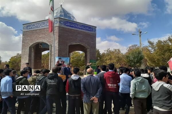 راهپیمایی ۱۳ آبان در شهر تلخاب