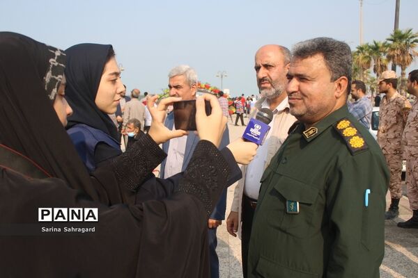 راهپیمایی روز 13 آبان در بوشهر