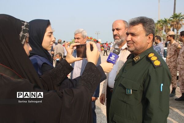 راهپیمایی روز 13 آبان در بوشهر