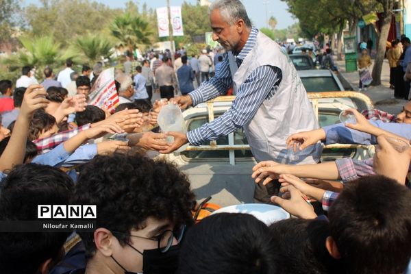 راهپیمایی روز 13 آبان در بوشهر