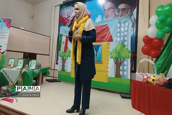 مراسم گرامیداشت هفته دانش‌آموز در مدرسه برهان علم