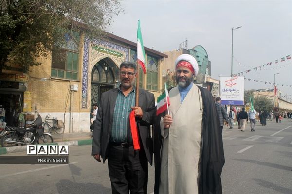 خروش طوفانی مردم قم در راهپیمایی روز ملی مبارزه با استکبار جهانی-1