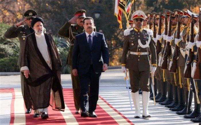 استقبال رسمی آیت الله رئیسی از نخست وزیر عراق