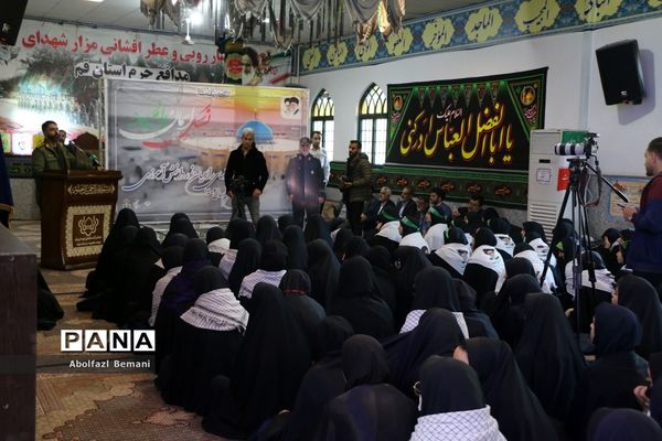 اعزام نخستین کاروان راهیان نور دانش‌آموزی قم به مناطق عملیاتی جنوب