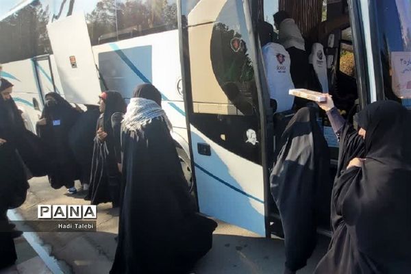 اعزام نخستین کاروان راهیان نور دانش‌آموزی قم به مناطق عملیاتی جنوب