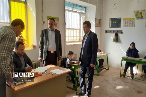 بازدید مدیر آموزش و پرورش کلات از مدارس محور زیبای ژرف