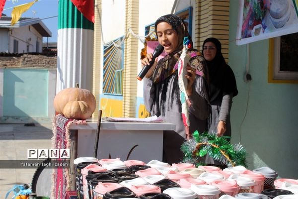 مراسم هفته ملی مازندران در دبیرستان مائده گلوگاه