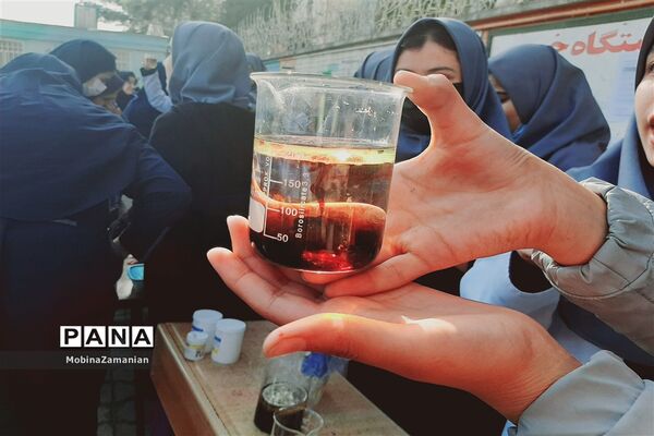 بزرگداشت روز آزمایشگاه در دبیرستان شاهد شهید حمامی