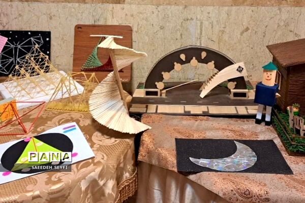 نمایشگاه دست سازه‌های درس ریاضی در کهریزک