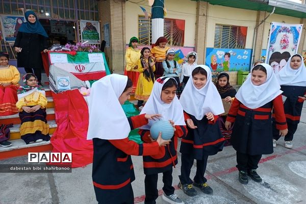 مراسم هفته ملی مازندران در دبستان بی بی شهربانو گلوگاه