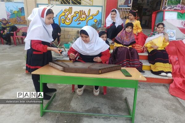 مراسم هفته ملی مازندران در دبستان بی بی شهربانو گلوگاه