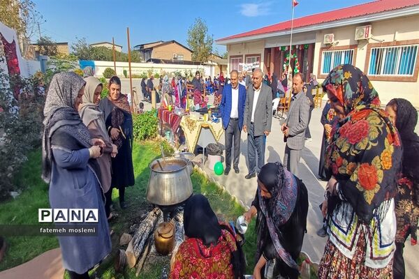 مراسم نمادین هفته ملی مازندران در دبستان سعادت گلوگاه