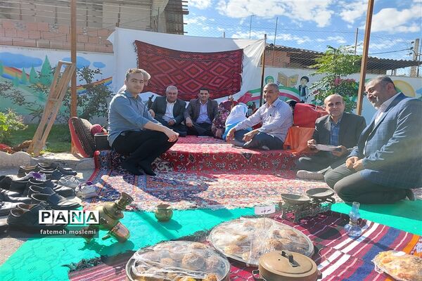 مراسم نمادین هفته ملی مازندران در دبستان سعادت گلوگاه
