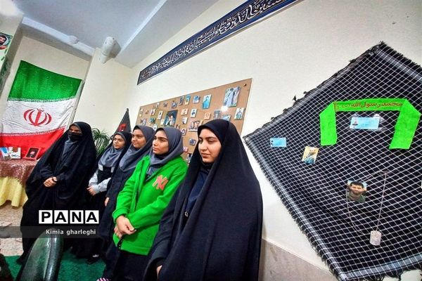 افتتاحیه اولین اتاق بسیج مدرسه نمونه دولتی ارشاد در سطح شهرستان قرچک