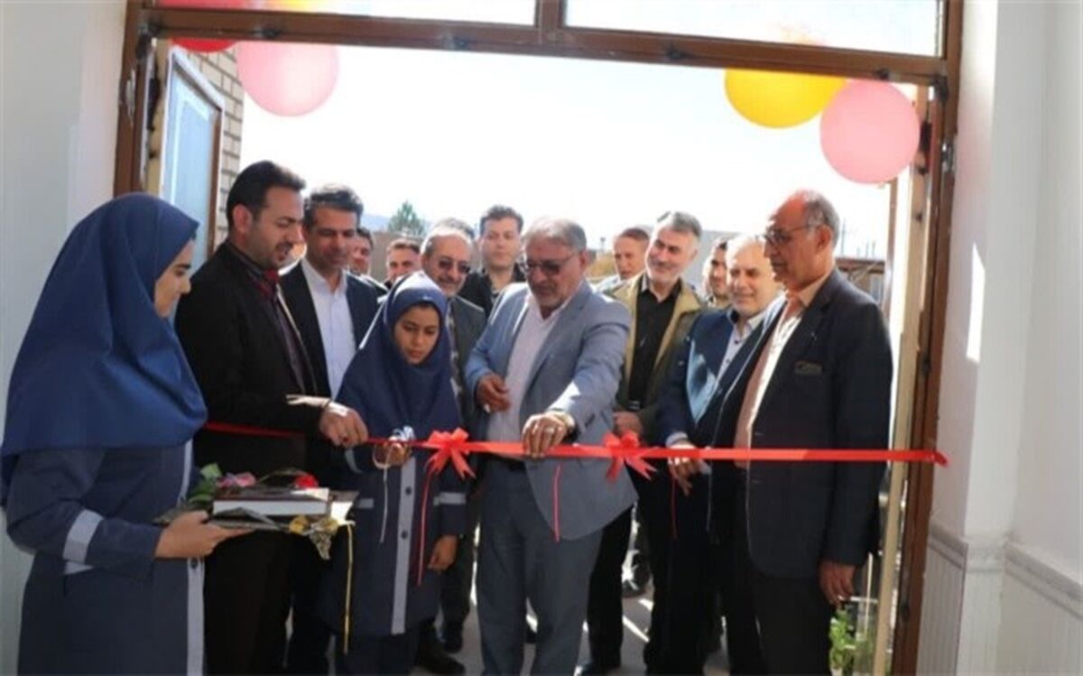 افتتاح مدرسه ۳ کلاسه خیرساز در شهرستان خوی