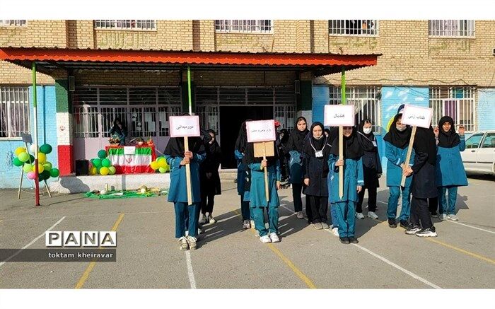برگزاری المپیاد درون مدرسه‌ای دبیرستان خدیجه شیروان/فیلم