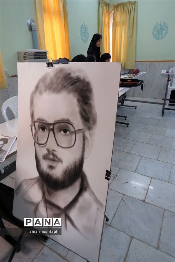 بر گزاری ورکشاپ طراحی چهره سرداران شهید خراسان شمالی