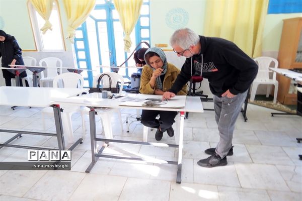 بر گزاری ورکشاپ طراحی چهره سرداران شهید خراسان شمالی