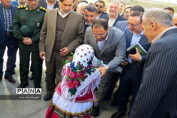 افتتاحیه دبستان 15 کلاسه  ابو ریحان بیرونی در شهرستان بجنورد