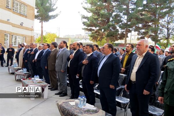 افتتاحیه دبستان 15 کلاسه  ابو ریحان بیرونی در شهرستان بجنورد