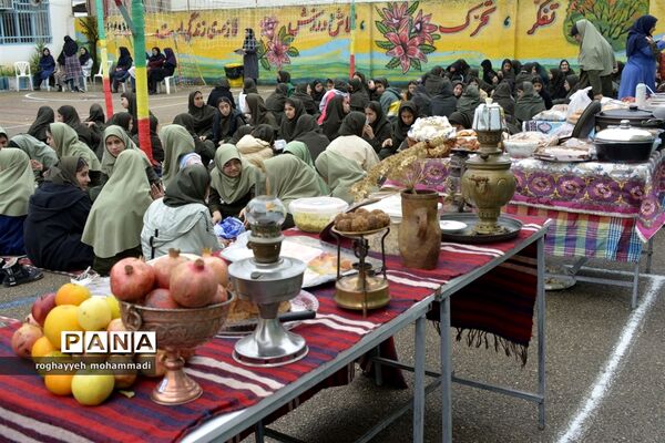 جشن هفته ملی مازندران در دبیرستان فرهنگیان بهشهر