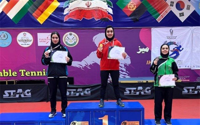 رستمی‌ قهرمان تنیس روی میز بانوان ایران