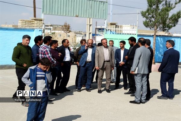 بازدید معاون پرورشی و فرهنگی اداره کل آموزش و پرورش استان اصفهان از مدارس شهرستان ورزنه
