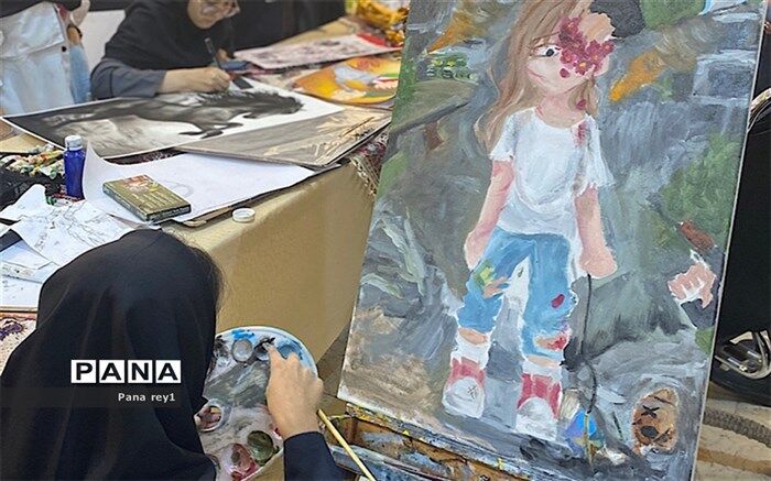 به‌تصویر کشیدن ظلم علیه فلسطین با برگزاری رویداد قلب حماسه در ناحیه یک شهرری/فیلم