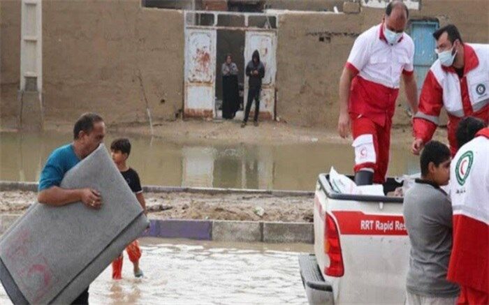 امدادرسانی به بیش از ۲۶۰۰ نفر به دلیل سیل در ۱۳ استان