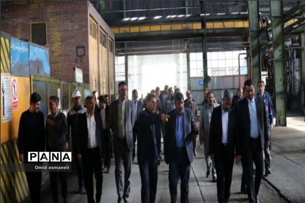 حضور معاون سیاسی استانداری آذربایجان شرقی در شرکت های مانی و فولاد صنعت بناب