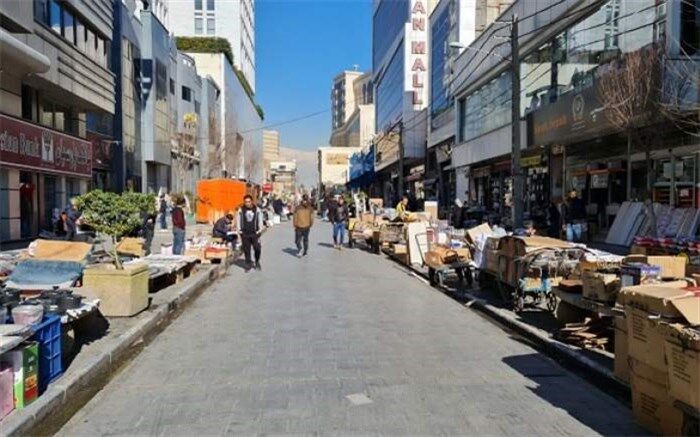 ساماندهی دستفروشان در خیابان صابونیان با ورود دستگاه قضا