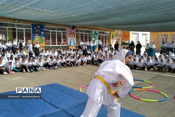 افتتاحیه المپیاد ورزشی درون‌ مدرسه‌ای در مدارس شهرستان آباده