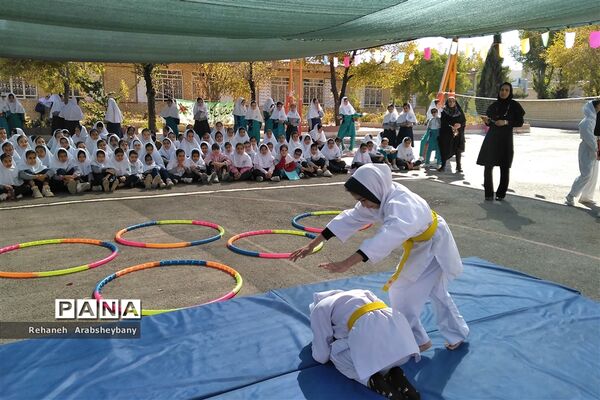 افتتاحیه المپیاد ورزشی درون‌ مدرسه‌ای در مدارس شهرستان آباده
